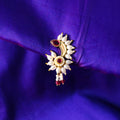 Pearl Blossom Red Nose Pin