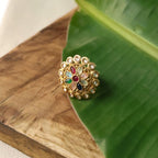 Navratna Harmony Statement Ring